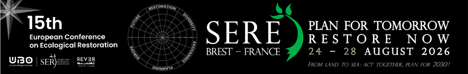 SERE2026 – 15th European Conference on Ecological Restoration, Brest, France